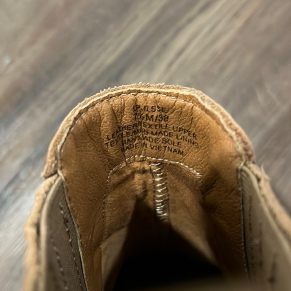 Lucky Brand Ilisse Ankle Booties in Tan Brown Leather - Picture 6 of 6